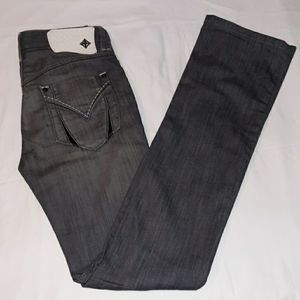 USA Made Monarchy Grey Straight Boot Cut Jeans‎ 25